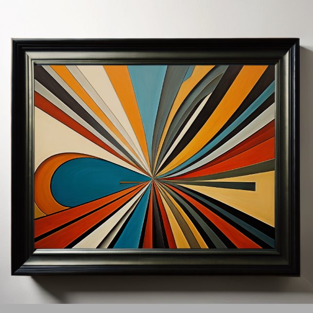 Moderner abstrakter Designfuturismus 4:5 Poster (Von Creator hochgeladen)