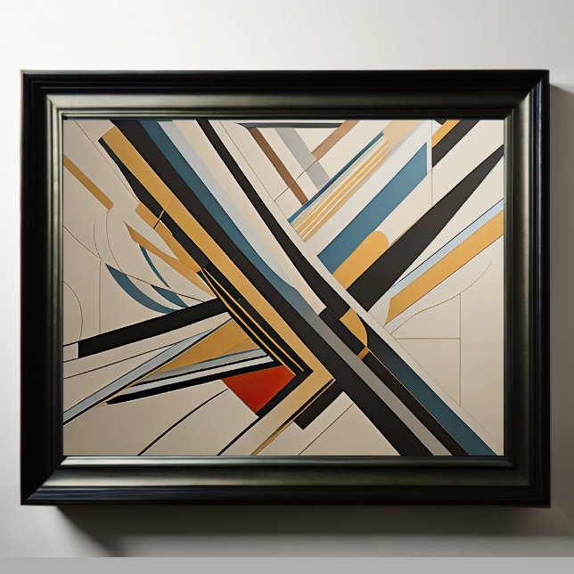 Moderner abstrakter Designfuturismus 4:5 Poster (Von Creator hochgeladen)