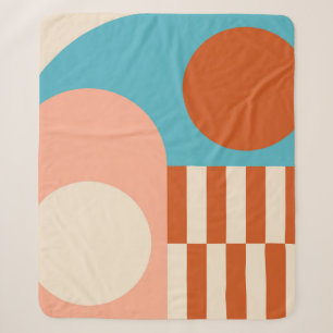 Moderner abstrakter geometrischer Hintergrund mit Sherpadecke