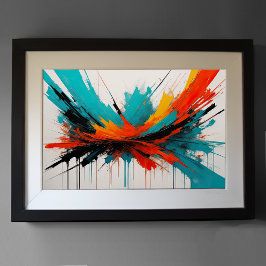 Moderner Abstrakter Impressionismus Minimalismus 3 Poster