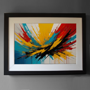 Moderner Abstrakter Impressionismus Minimalismus 3 Poster