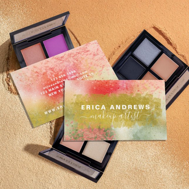 Moderner Abstrakter Kalligraphieskriptor Visitenkarte (Von Creator hochgeladen)