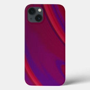 Moderner Abstrakter Minimalistischer Lila Swirl Case-Mate iPhone Hülle