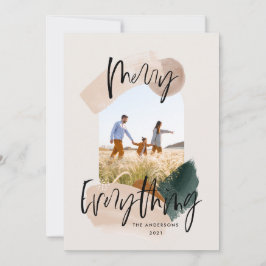 Moderner abstrakter Rostbogen Foto Weihnachtsfeier Ankündigung