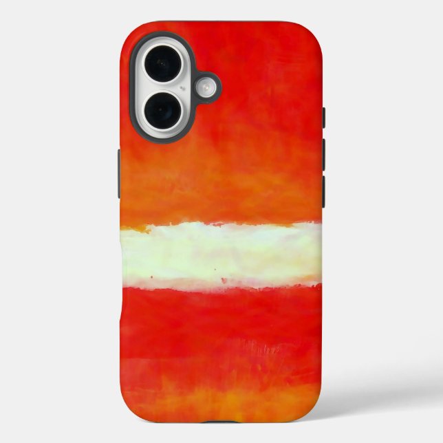 Moderner Abstrakter Rothko-Stil Case-Mate iPhone Hülle (Rückseite)