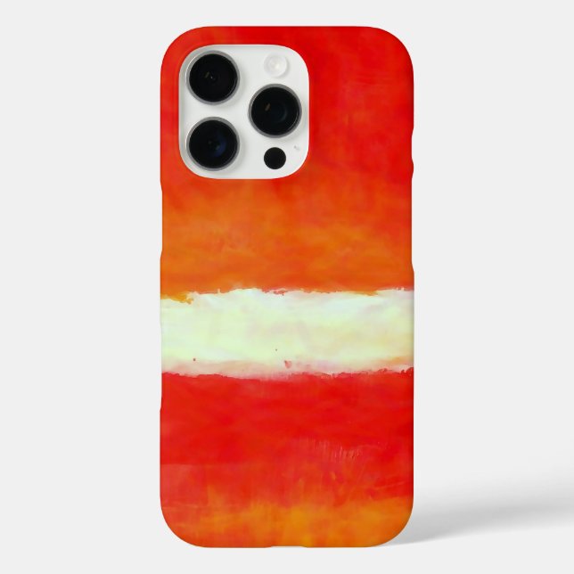 Moderner Abstrakter Rothko-Stil Case-Mate iPhone Hülle (Rückseite)