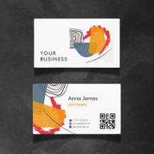 Moderner Abstrakter, spielerischer Pinselstrich, f