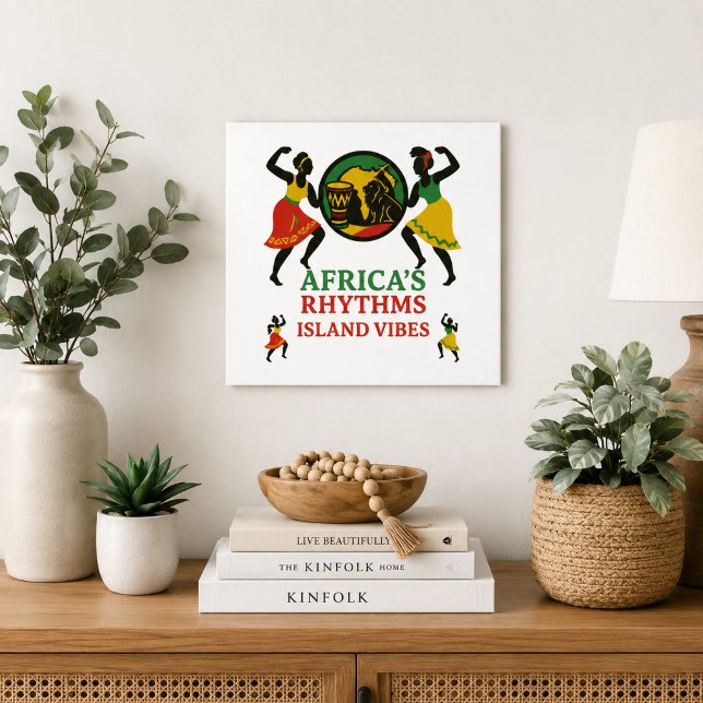 Moderner Afrikanischer Rhythmus Insel-Vibes Poster (Von Creator hochgeladen)