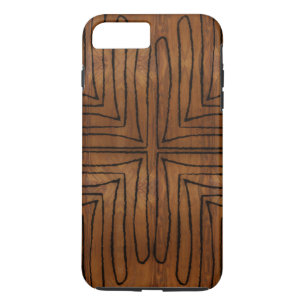 Moderner afrikanischer Stammbaumkornlook iPhone 8 Plus/7 Plus Hülle