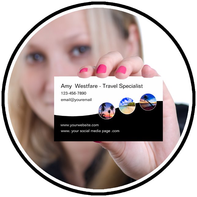 Moderner Agent-Spezialist Visitenkarte (Von Creator hochgeladen)