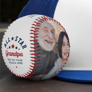 Moderner All-Star Opa 2-Foto Baseball