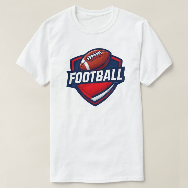 Moderner American Football Sports T-Shirt (Design vorne)