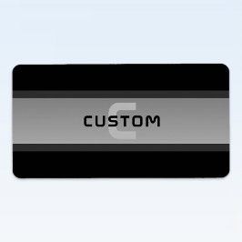 Moderner, anpassbarer Layierter Text | Schwarz & G Adressaufkleber