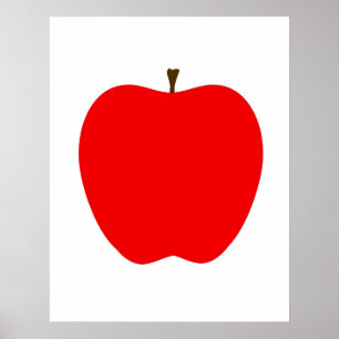 Moderner Apple-Druck Poster
