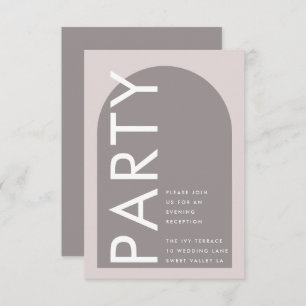 Moderner Arch Abstrakt Japandi Minimalismus Begleitkarte