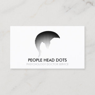 Moderner Arzt für klinische Psychologie Visitenkarte