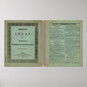 Moderner Atlas Poster