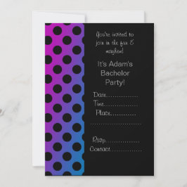 MODERNER BACHELOR PARTY INVITATIONS Spot Einladung