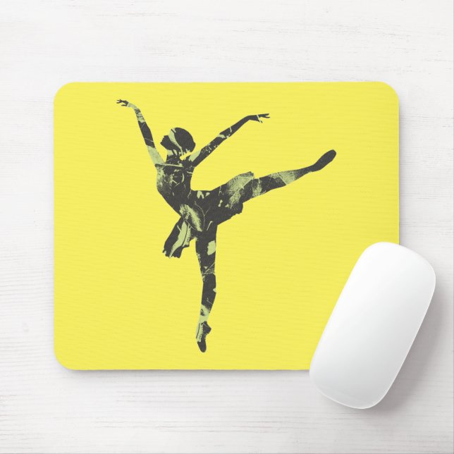 Moderner Balletttänzer, moderner Tanz Mousepad (Mit Mouse)