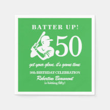 Moderner Baseballspieler Männer 50. Geburtstag