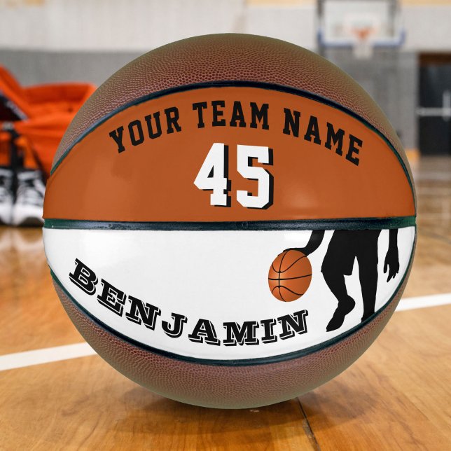 Moderner Basketball mit Teamname (Von Creator hochgeladen)
