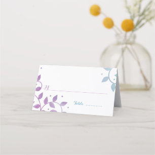 Moderner Baum Bat Mitzvah Escort Card Platzkarte