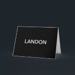 Moderner bearbeitbarer Text | Schwarz/Weiß Karte<br><div class="desc">Editable Minimalistische Look, bearbeiten, wie Sie möchten!</div>