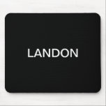 Moderner bearbeitbarer Text | Schwarz/Weiß Mousepad<br><div class="desc">Editable Minimalistische Look,  bearbeiten,  wie Sie möchten!</div>