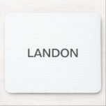 Moderner bearbeitbarer Text | Weiß & Dunkelgrau Mousepad<br><div class="desc">Editable Minimalistische Look, bearbeiten, wie Sie möchten!</div>