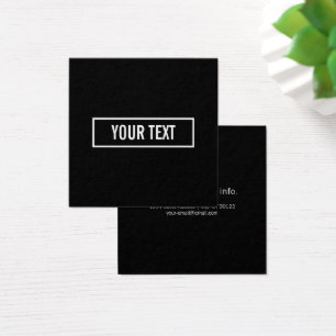 Moderner bearbeiteter Text in weißem Logo-Rahmen