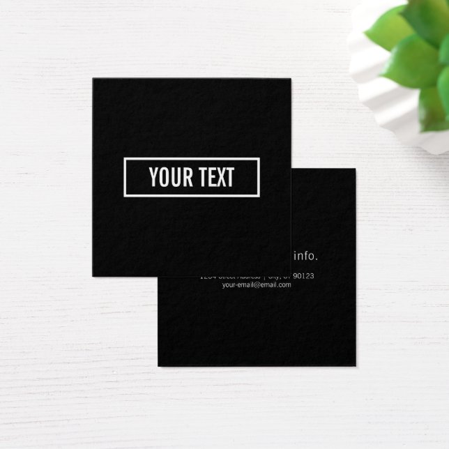 Moderner bearbeiteter Text in weißem Logo-Rahmen (Schreibtisch)