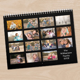 Moderner benutzerdefinierter 15-Monats-Foto-Kalend Kalender