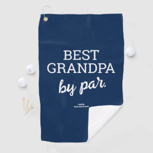 Moderner, benutzerdefinierter bester Opa von Par B Golfhandtuch
