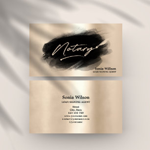 Moderner Beruflicher Notar-Agent Visitenkarte