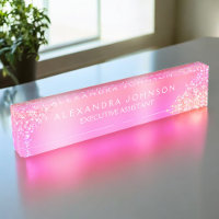 Moderner Beruflicher Rosa Orange Glitzer