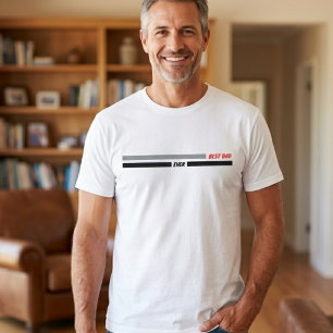 Moderner Best Dad Ever Vatertags-T-Shirt T-Shirt