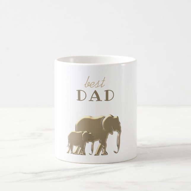 Moderner Best Dad Kaffeetasse (Mittel)