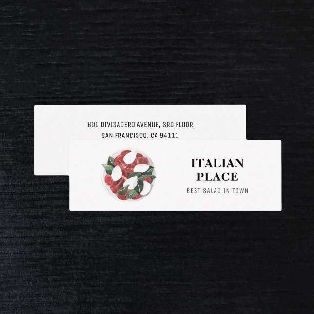 Moderner bester Salat in der Stadt Beruflich Mini Visitenkarte (Von Creator hochgeladen)
