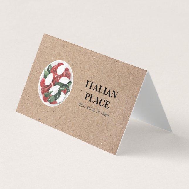 Moderner bester Salat in der Stadt Beruflich Visitenkarten (Vorderseite)