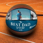 Moderner Bester Vater je Vatertag 3 FotoCollage Basketball<br><div class="desc">Moderner Bester Vater je Vatertag Basketball mit 3 Foto Collage und Name. Ein perfektes Geschenk für einen Papa oder einen neuen Papa am Vatertag. Personalisieren Sie mit drei Fotos, dem Namen des Vaters und dem Jahr. Sie können jeden Text auf dem Basketball ändern. Ein großartiges Geschenk zum Erinnern und ein...</div>