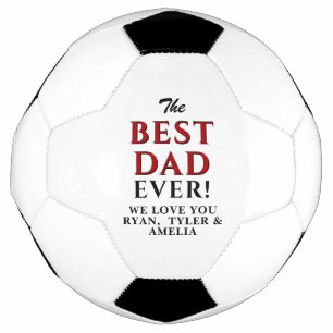 Moderner bester Vater je Vatertag Fußball