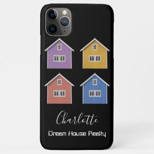Moderner Black Real Anwesen Agent Case-Mate iPhone Hülle
