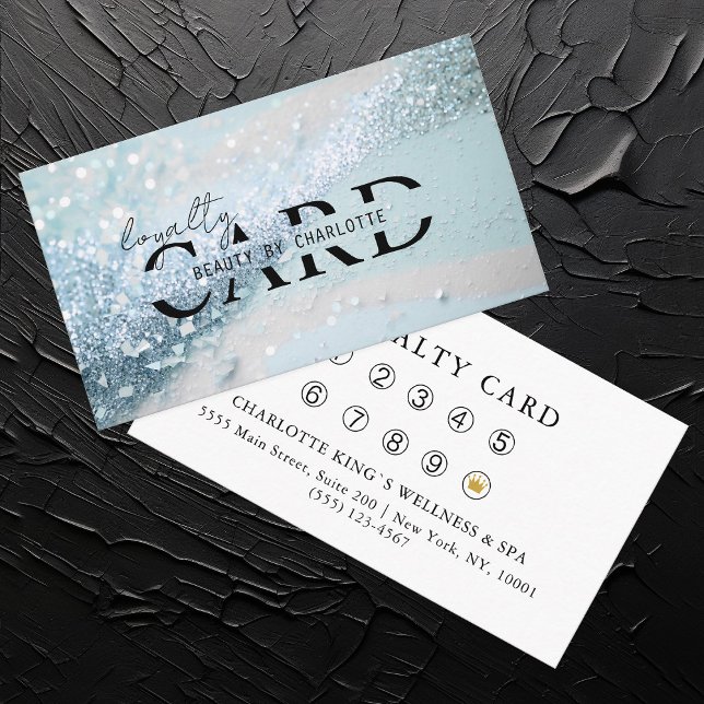 Moderner, Blue-Glitzer Salon, 10 - Begleitkarte (Von Creator hochgeladen)