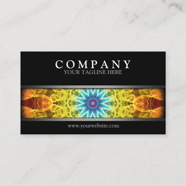 Moderner Blumen-Blumenstrauß Visitenkarte (Vorderseite)