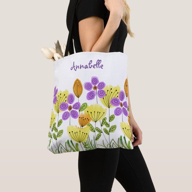 Moderner Blumengarten Sommer Personalisiert (Von Nahem)