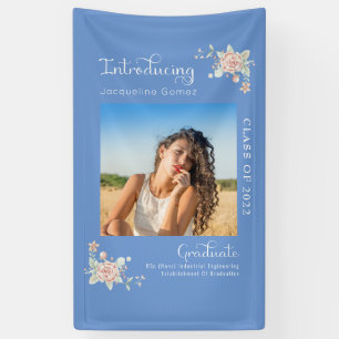 Moderner Blumenkohl-Abschluss 2022 Foto Party Banner