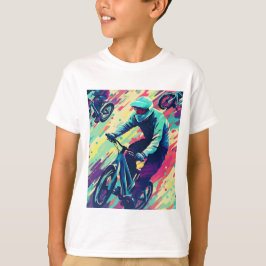 Moderner Bmx Racer T - Shirt
