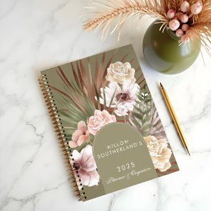 Moderner, Bohemischer Watercolor Florals Foto Arc Planer