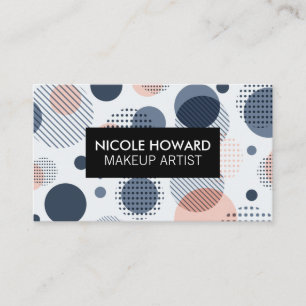 Moderner Boho Muster Hintergrund Visitenkarte