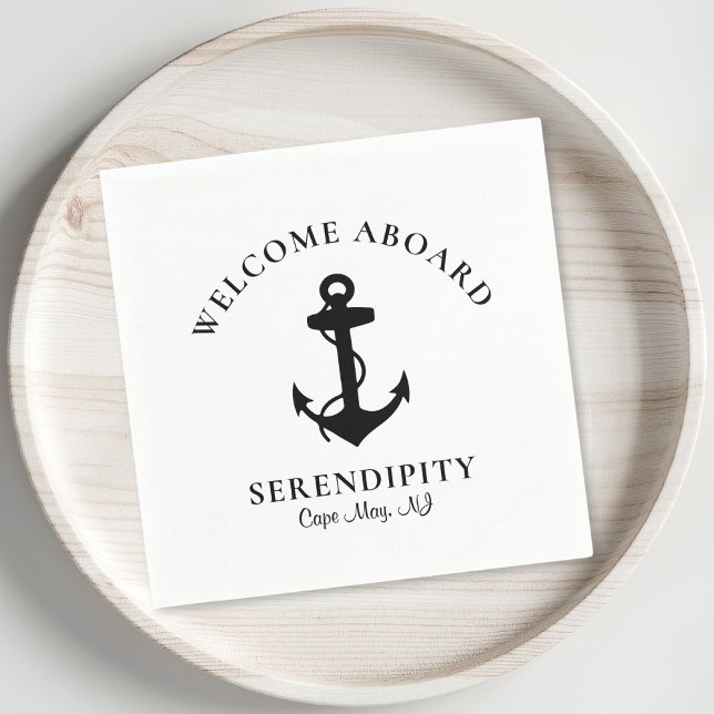 Moderner Bootanker Serviette (Von Creator hochgeladen)